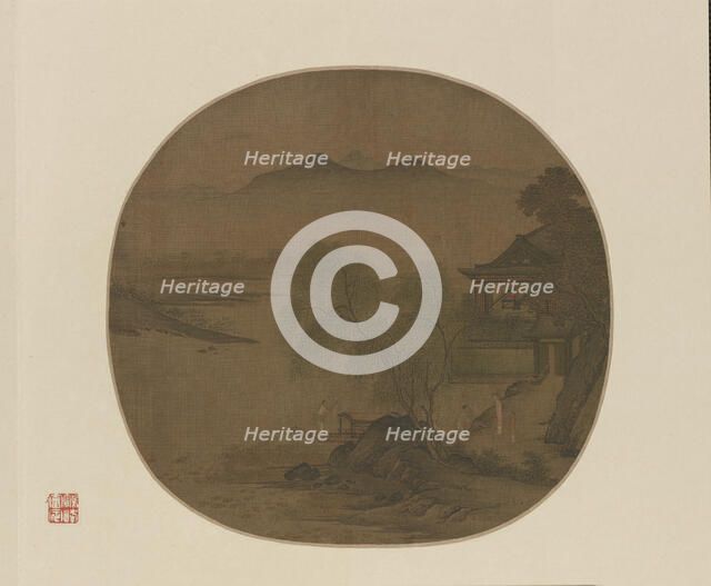 Waiting for the Ferry, 13th century. Creator: Unknown.