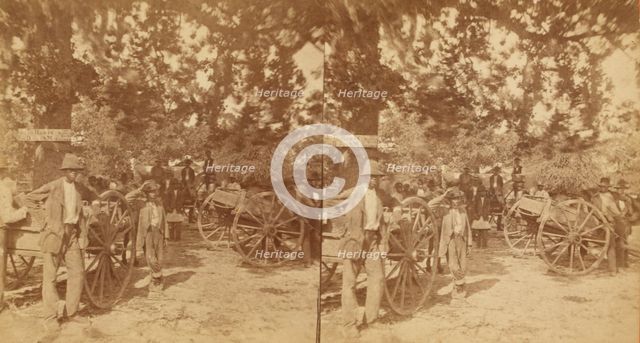 Waiting for the photographer, c1850-c1930. Creator: Unknown.