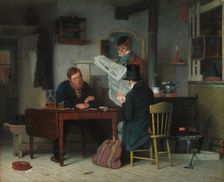 Waiting for the Stage, 1851. Creator: Richard Caton Woodville