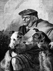 "Waiting For The Shot," by James Hardy, Jun. in the Dudley Gallery, 1871. Creator: W Hollidge