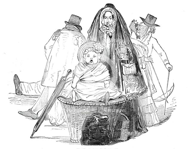 Waiting for the train, 1844. Creator: Unknown.