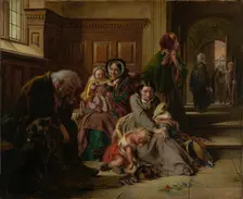 Waiting for the Verdict, 1859. Creator: Abraham Solomon