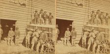 Waiting for your team at the cotton gin, Florida, c1850-c1930. Creator: Kilburn Brothers