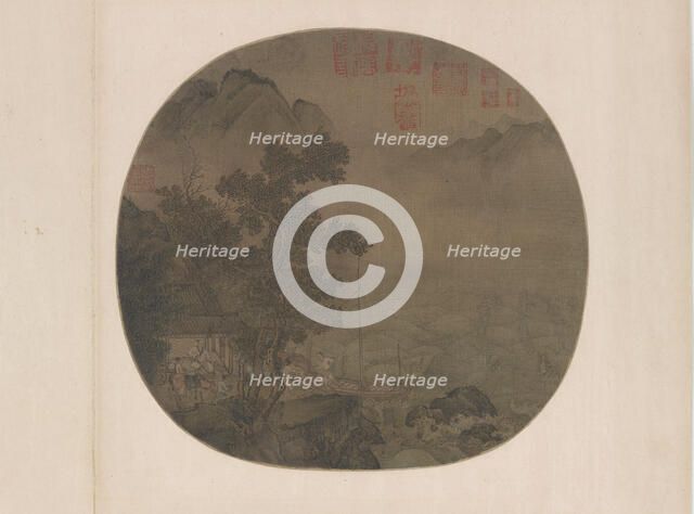 Waiting in a Pavilion for a Boat, Ming dynasty, 15th-16th century. Creator: Unknown.