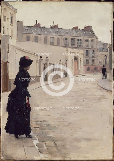 Waiting (L'attente), c. 1880.
