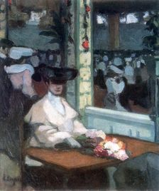 Waiting, (Moulin de la Galette) 1905. Artist: Edmond Lempereur