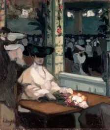Waiting, Moulin de la Galette 1905. Artist: Edmond Lempereur