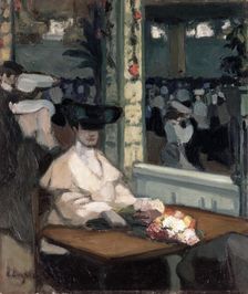 Waiting, Moulin de la Galette 1905. Artist: Edmond Lempereur