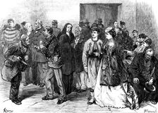 Waiting-room of the National Assembly at Versailles, 1871. Creator: William James Palmer