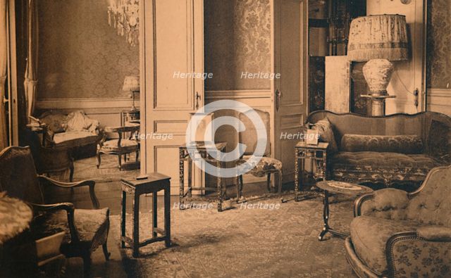 Waiting room in the Minister's office at the Cuban Embassy in Brussels, Belgium, 1927.  Creator: Unknown.