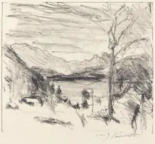 Walchensee im Nebel (Walchensee in Fog), 1920. Creator: Lovis Corinth
