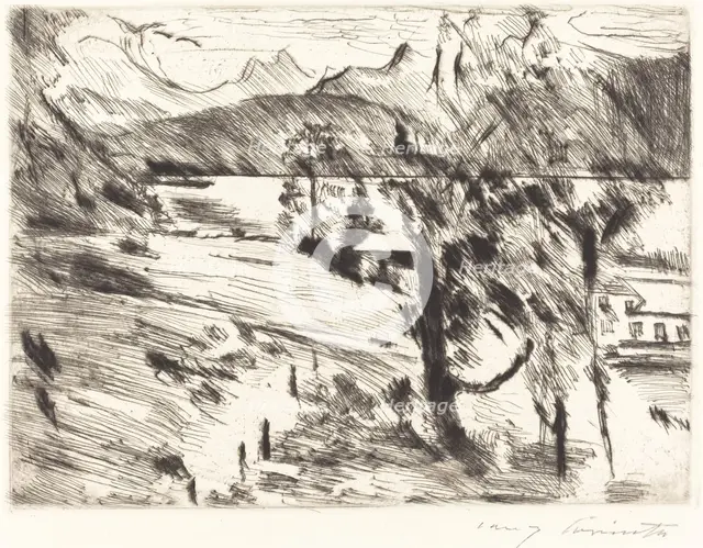 Walchensee landschaft (Walchensee Landscape), 1919. Creator: Lovis Corinth.