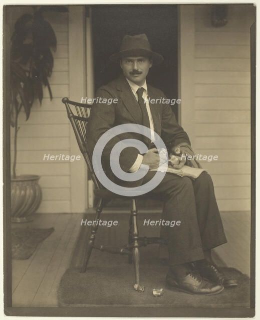 Waldo Frank, 1920. Creator: Alfred Stieglitz.