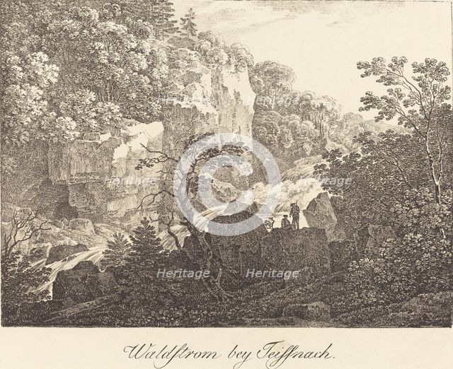 Waldstrom bey Teissnach, c. 1810. Creator: Max Josef Wagenbauer.