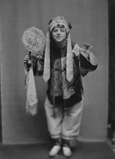 Walker, Antoinette, Miss, in costume as Tso for "Yellow jacket", 1913 Feb. 11. Creator: Arnold Genthe