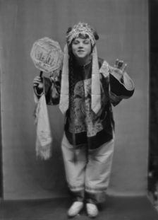 Walker, Antoinette, Miss, in costume as Tso for "Yellow jacket", 1913 Feb. 11. Creator: Arnold Genthe