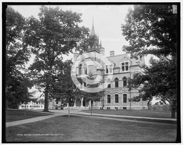 Walker Building, Amherst College, between 1890 and 1901. Creator: Unknown.