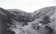 Walkers at Dovedale, Peak District, c1955. Creator: Arthur Charles Kirby Ware