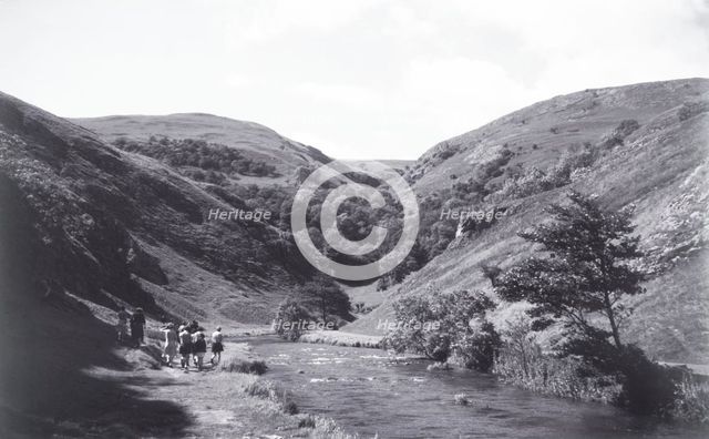 Walkers at Dovedale, Peak District, c1955.  Creator: Arthur Charles Kirby Ware.
