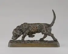 Walking Terrier, late 19th-early 20th century. Creator: Pierre Nicholas Tourgueneff