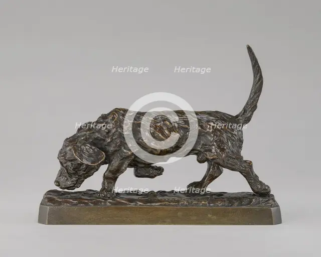 Walking Terrier, late 19th-early 20th century. Creator: Pierre Nicholas Tourgueneff.