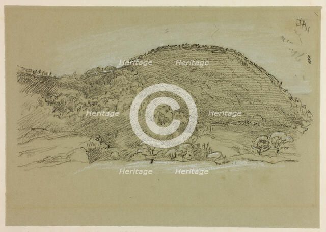 Walking Through the Fields, July 25, 1868. Creator: John Linnell the Elder.