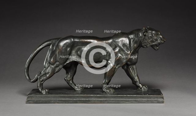Walking Tiger, c. 1836. Creator: Antoine-Louis Barye (French, 1796-1875).