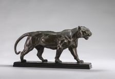 Walking Tiger, model 1841, cast by 1873. Creator: Antoine-Louis Barye
