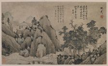 Walking by a Mountain Stream, Ming dynasty, 1368-1644. Creator: Unknown