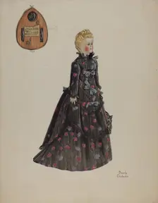 Walking Doll, c. 1938. Creator: Beverly Chichester
