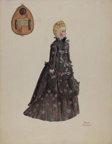 Walking Doll, c. 1938. Creator: Beverly Chichester