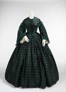Walking dress, American, ca. 1865. Creator: Unknown