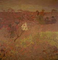 Walking in the Vineyard, between c1897 and c1899. Creator: Edouard Vuillard