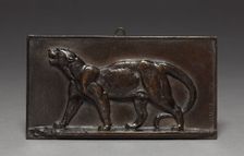 Walking Leopard, 1831. Creator: Antoine-Louis Barye (French, 1796-1875)