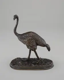 Walking Ostrich, model 19th century. Creator: Unknown