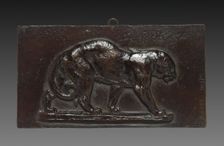 Walking Panther, 1831. Creator: Antoine-Louis Barye (French, 1796-1875)