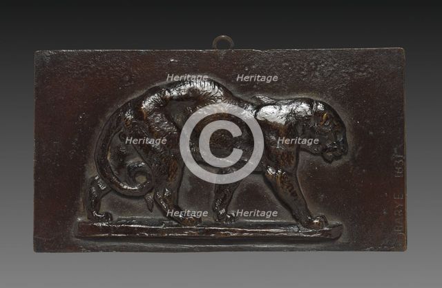 Walking Panther, 1831. Creator: Antoine-Louis Barye (French, 1796-1875).