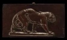 Walking Panther, model 1831. Creator: Antoine-Louis Barye