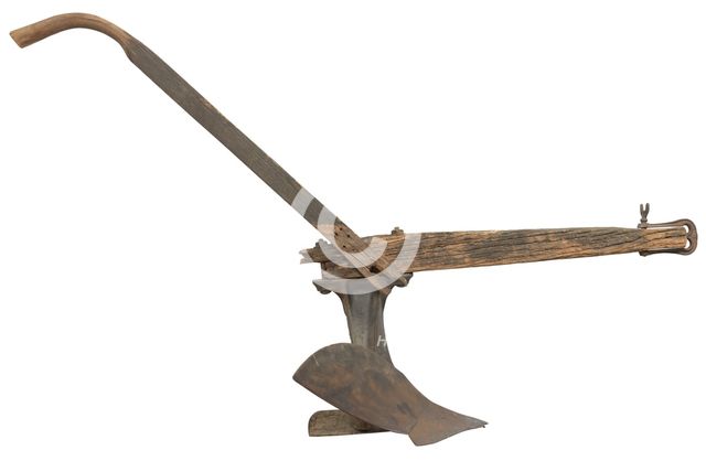 Walking plow owned by Joshua Lyles, after 1915. Creator: Brinly-Hardy Company.