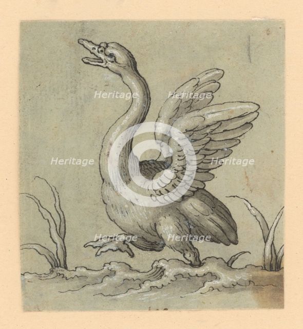 Walking swan, 1601/1700. Creator: Unknown.