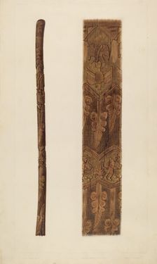 Walking Stick, 1935/1942. Creator: Clyde L. Cheney