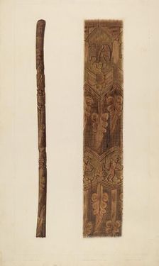 Walking Stick, 1935/1942. Creator: Clyde L. Cheney