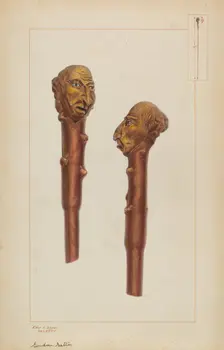 Walking Stick, c. 1937. Creator: Edward L Loper