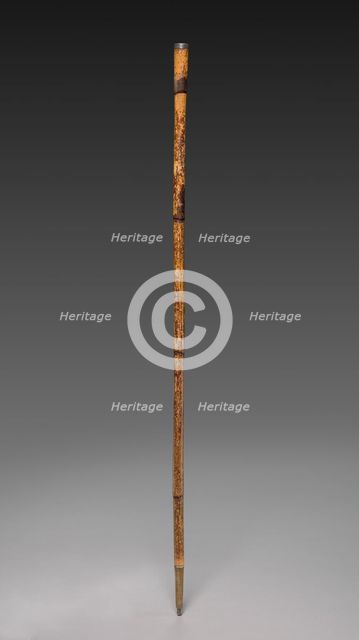 Walking Stick of Moses Seymour, 1774. Creator: Unknown.