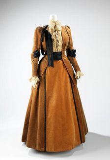 Walking suit, French, ca. 1889. Creators: House of Worth, Charles Frederick Worth