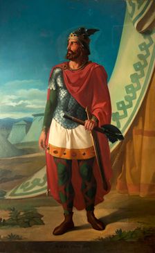 Walia, King of the Visigoths, 1856. Creator: Alejo Vera Estaca