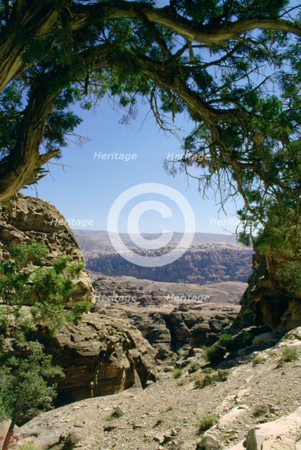 Walk to El Deir (the Monastery), Petra, Jordan.  Creator: Vivienne Sharp.