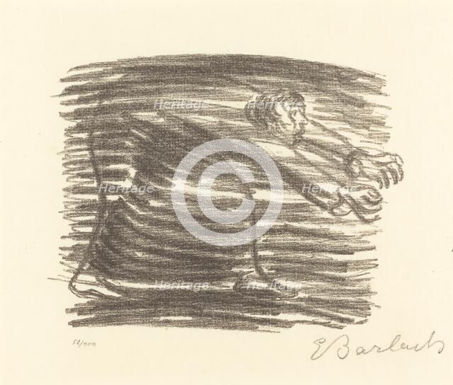Walk in the Shadow, 1922. Creator: Ernst Barlach.