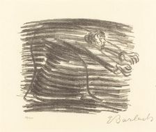 Walk in the Shadow, 1922. Creator: Ernst Barlach