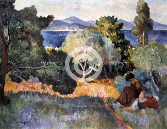 'Walk in St Tropez', 1905. Artist: Henri Manguin